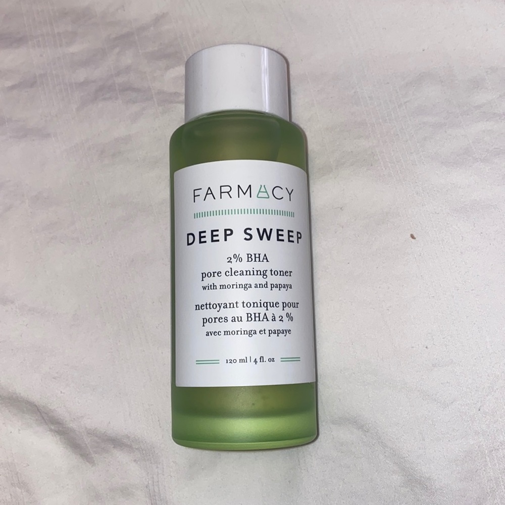 Farmacy deep sweep pore cleaning toner.